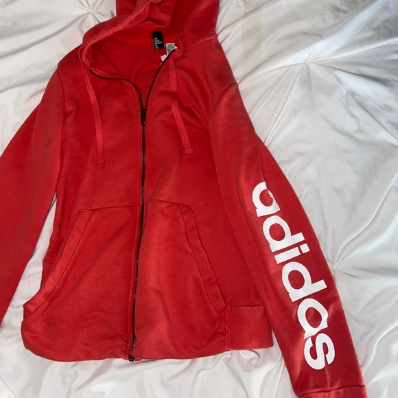 adidas Linear Zip Through Hoodie - Picture 2 of 6